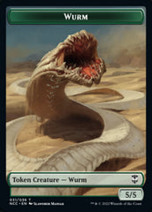 Elf Warrior // Wurm Double-Sided Token [Streets of New Capenna Commander Tokens] | Odin's Place
