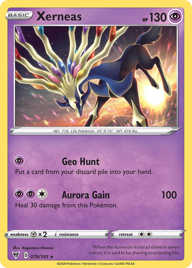 Xerneas (078/185) [Sword & Shield: Vivid Voltage] | Odin's Place