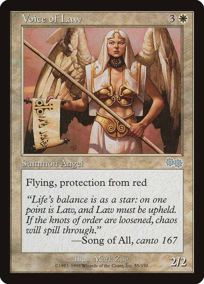 Voice of Law (55) [Urza's Saga] | Odin's Place