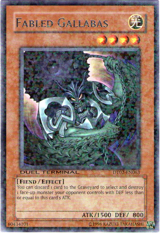 Fabled Gallabas [DT02-EN063] Rare | Odin's Place