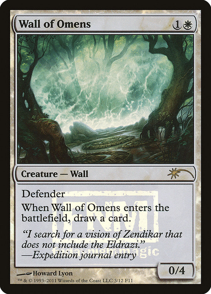 Wall of Omens (3) [Friday Night Magic 2011] | Odin's Place