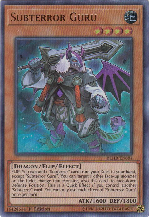 Subterror Guru [BLHR-EN084] Ultra Rare | Odin's Place