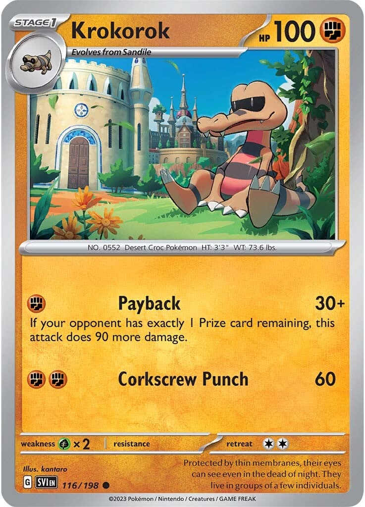 Krokorok (116/198) [Scarlet & Violet: Base Set] | Odin's Place