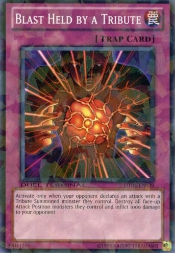Blast Held by a Tribute [DT05-EN099] Common | Odin's Place