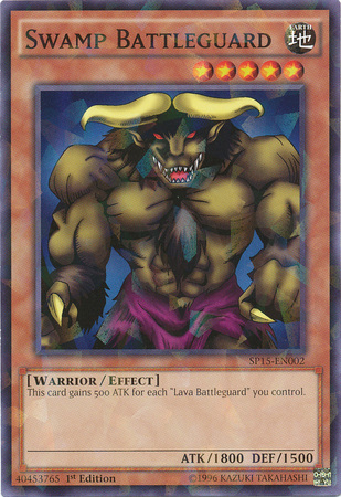 Swamp Battleguard [SP15-EN002] Shatterfoil Rare | Odin's Place