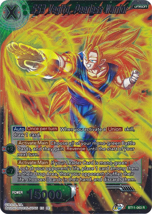 SS3 Vegito, Peerless Warrior (BT11-063) [Ultimate Deck 2022] | Odin's Place