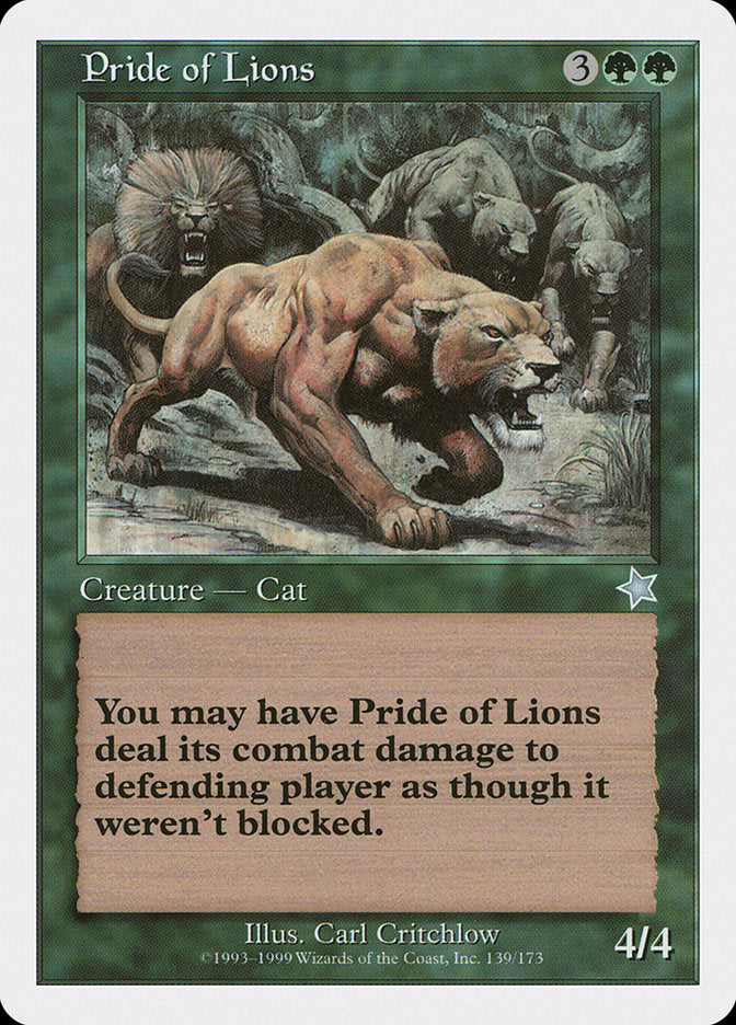 Pride of Lions (139) [Starter 1999] | Odin's Place