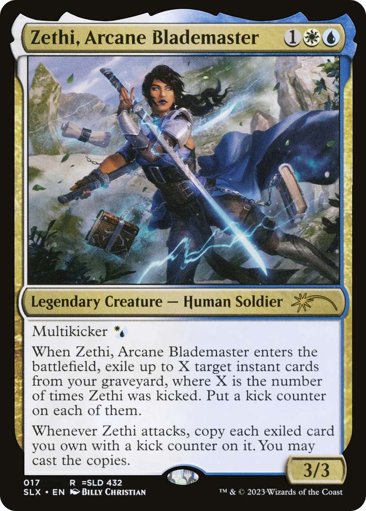 Zethi, Arcane Blademaster [Secret Lair: Universes Within] | Odin's Place