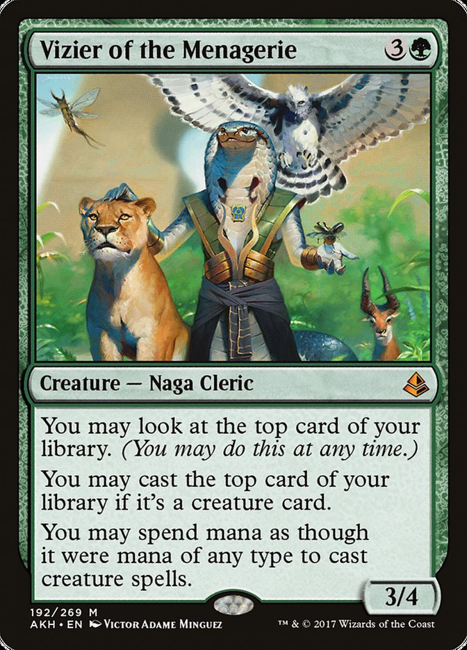 Vizier of the Menagerie (192) [Amonkhet] | Odin's Place