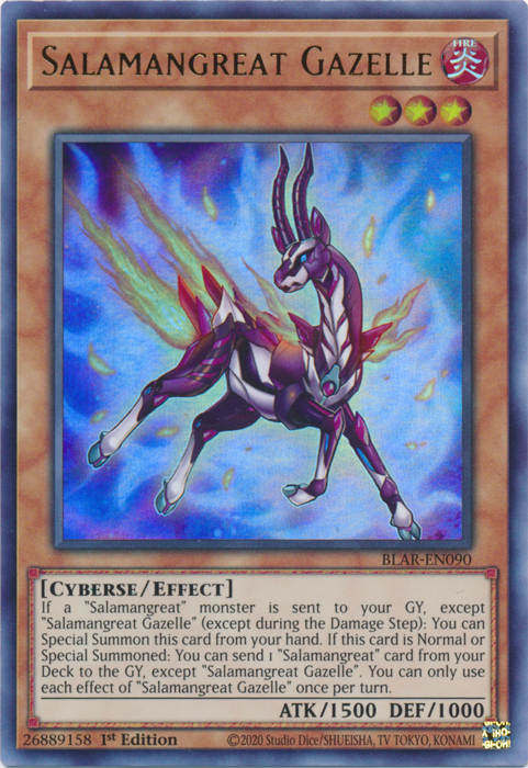 Salamangreat Gazelle [BLAR-EN090] Ultra Rare | Odin's Place