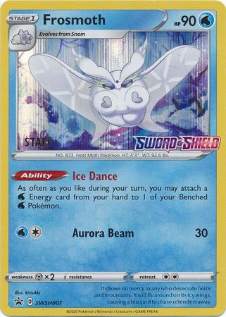 Frosmoth (SWSH007) (Staff Prerelease Promo) [Sword & Shield: Black Star Promos] | Odin's Place