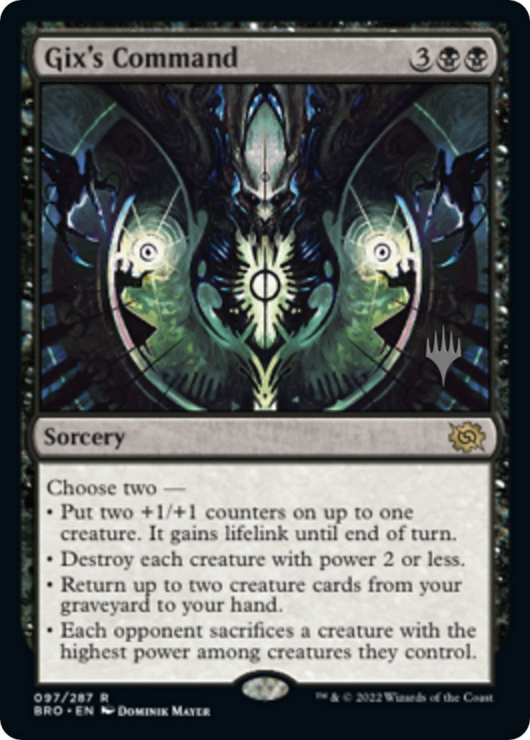 Gix's Command (Promo Pack) [The Brothers' War Promos] | Odin's Place