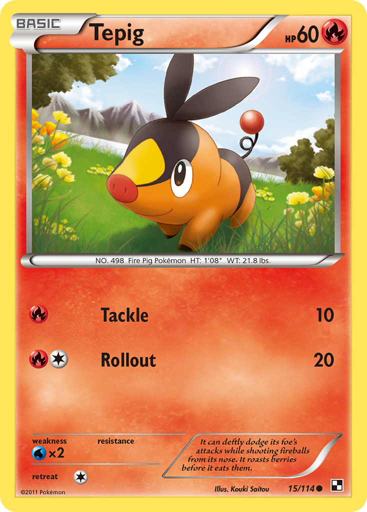 Tepig (15/114) [Black & White: Base Set] | Odin's Place
