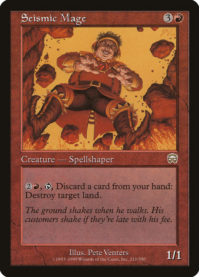 Seismic Mage (211) [Mercadian Masques] | Odin's Place