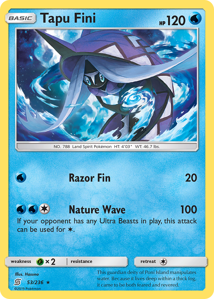 Tapu Fini (53/236) [Sun & Moon: Unified Minds] | Odin's Place