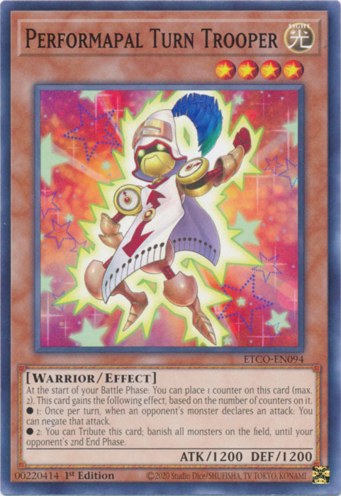 Performapal Turn Trooper [ETCO-EN094] Common | Odin's Place
