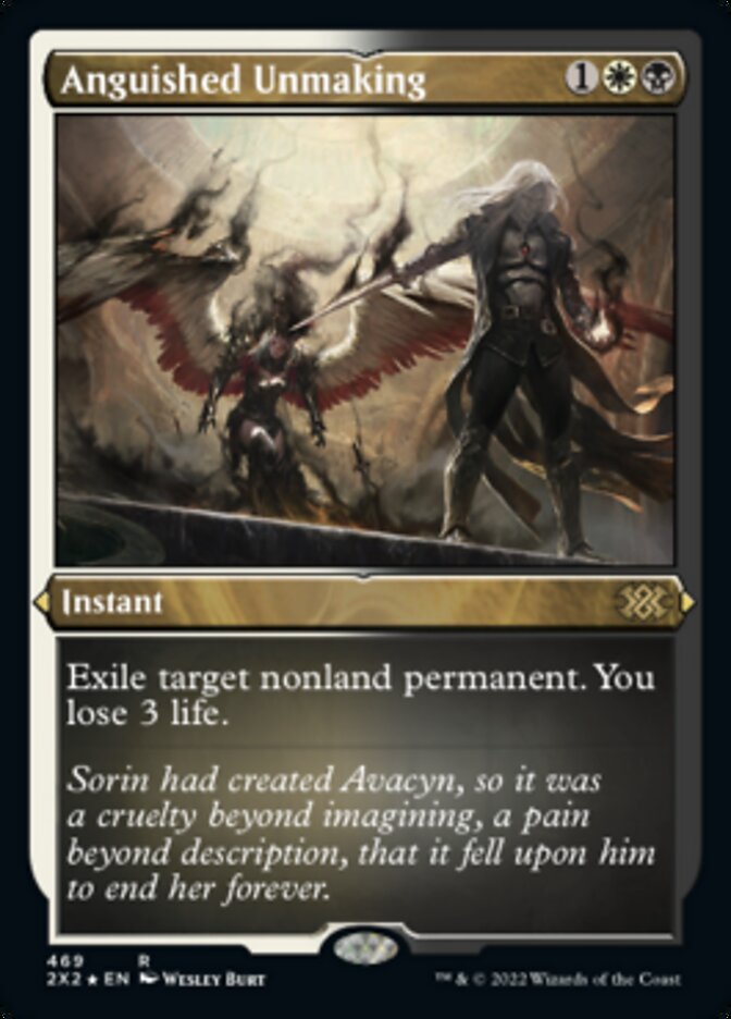 Anguished Unmaking (Foil Etched) [Double Masters 2022] | Odin's Place