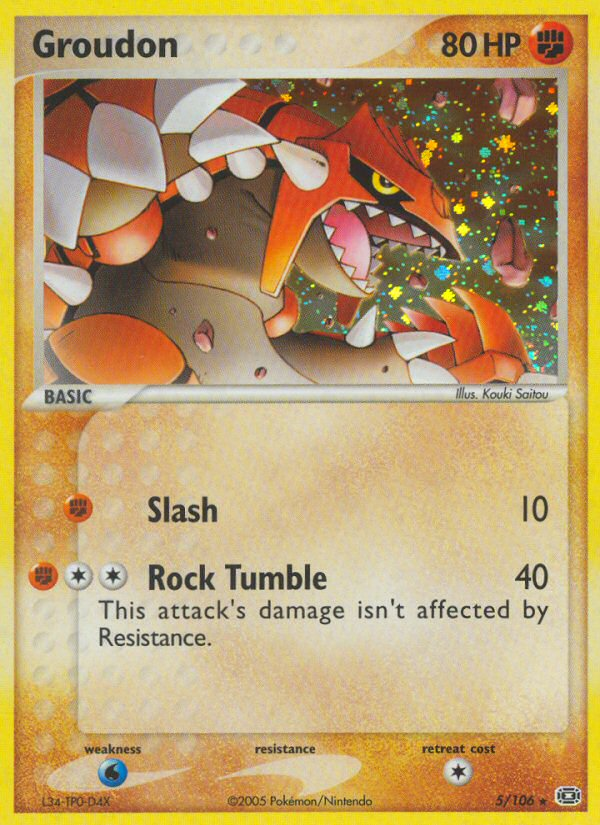 Groudon (5/106) [EX: Emerald] | Odin's Place