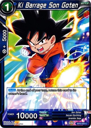 Ki Barrage Son Goten (BT5-033) [Miraculous Revival] | Odin's Place