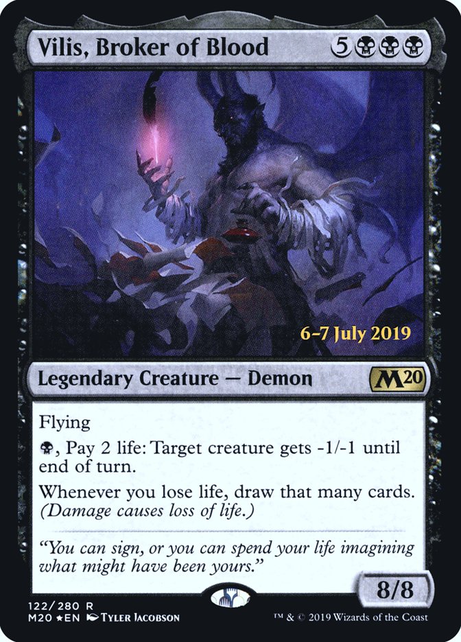 Vilis, Broker of Blood [Core Set 2020 Prerelease Promos] | Odin's Place