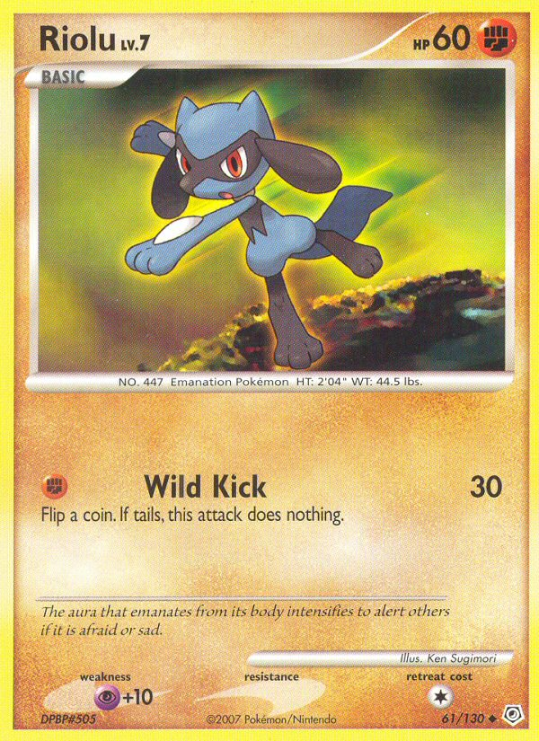 Riolu (61/130) [Diamond & Pearl: Base Set] | Odin's Place