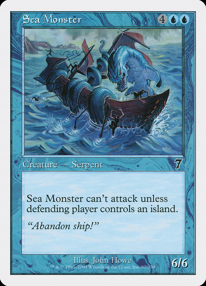Sea Monster (97) [Seventh Edition] | Odin's Place