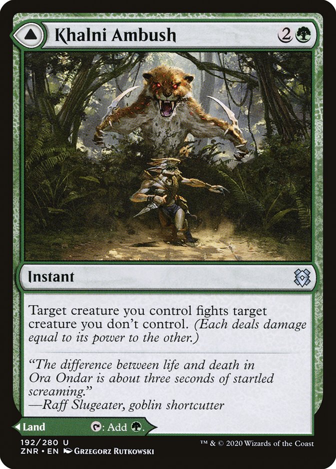Khalni Ambush // Khalni Territory [Zendikar Rising] | Odin's Place