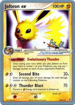 Jolteon ex (109/113) (Eeveelutions - Jimmy Ballard) [World Championships 2006] | Odin's Place