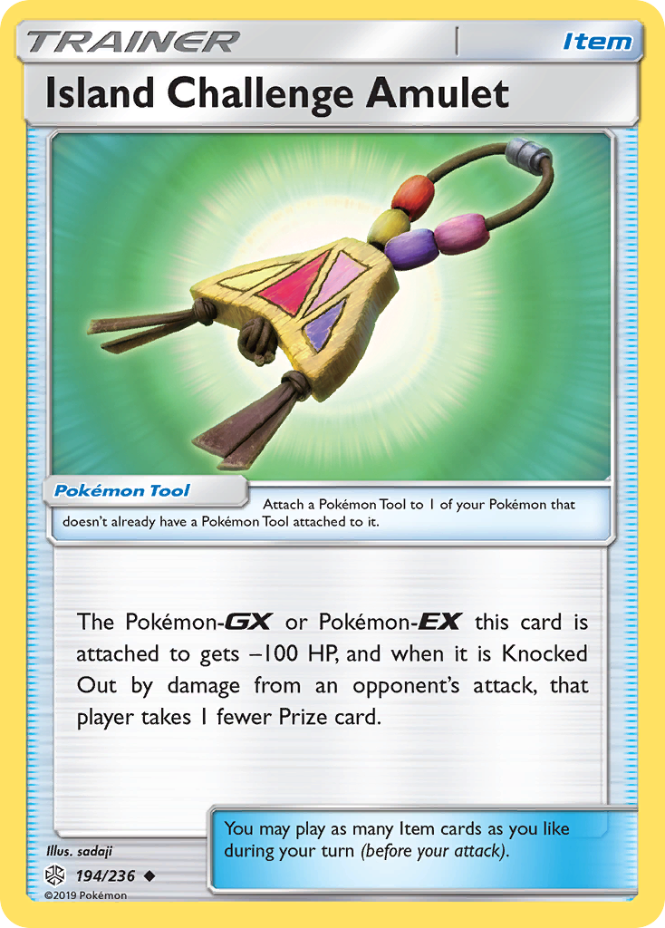 Island Challenge Amulet (194/236) [Sun & Moon: Cosmic Eclipse] | Odin's Place