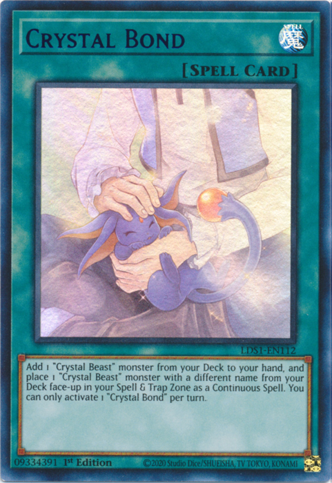 Crystal Bond (Blue) [LDS1-EN112] Ultra Rare | Odin's Place
