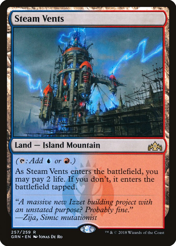 Steam Vents (257) [Guilds of Ravnica] | Odin's Place