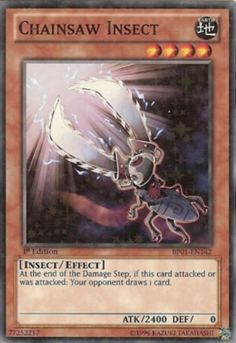 Chainsaw Insect [BP01-EN142] Starfoil Rare | Odin's Place