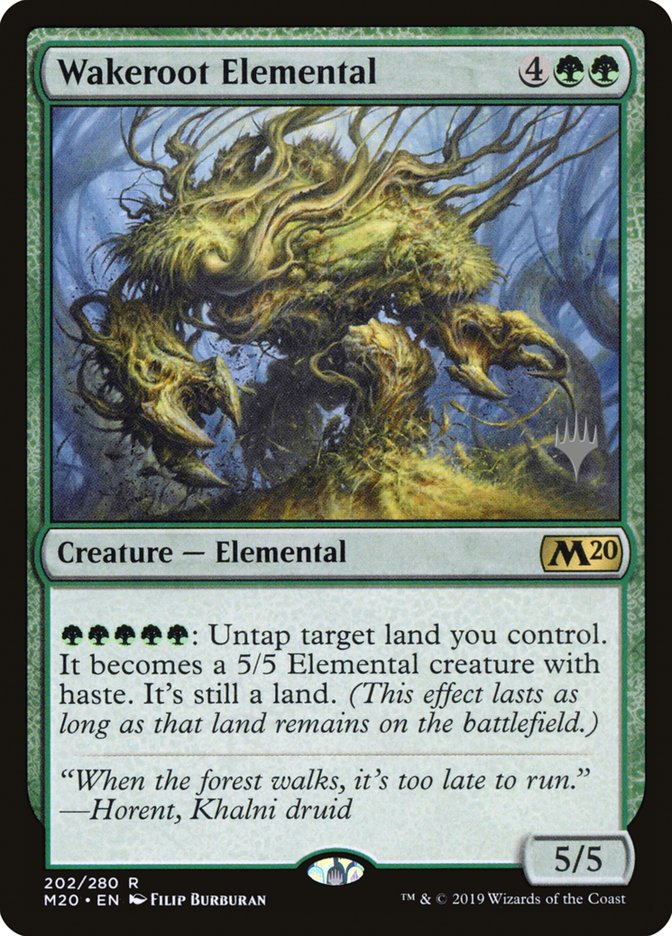 Wakeroot Elemental (Promo Pack) [Core Set 2020 Promos] | Odin's Place