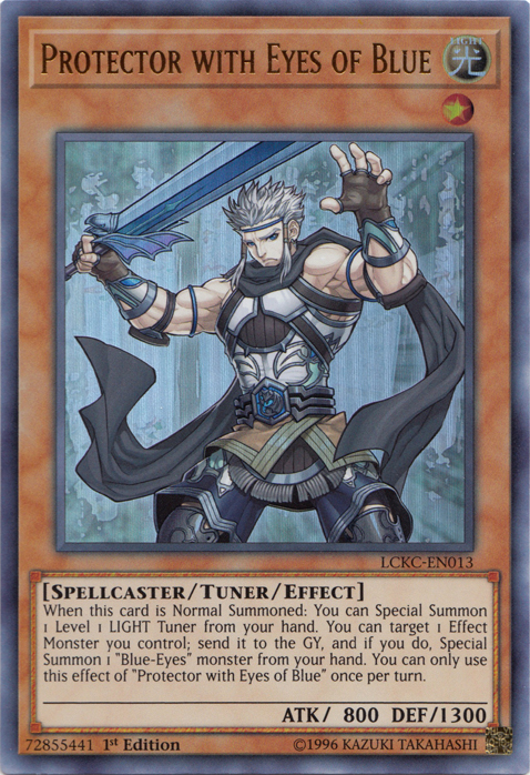 Protector with Eyes of Blue [LCKC-EN013] Ultra Rare | Odin's Place