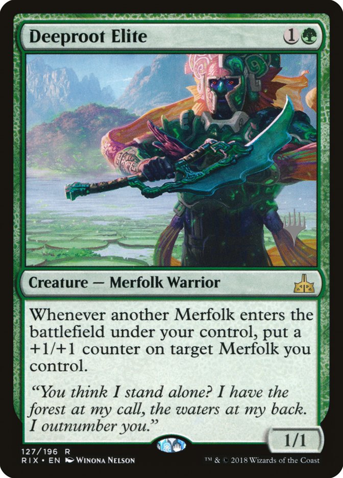 Deeproot Elite (Promo Pack) [Rivals of Ixalan Promos] | Odin's Place