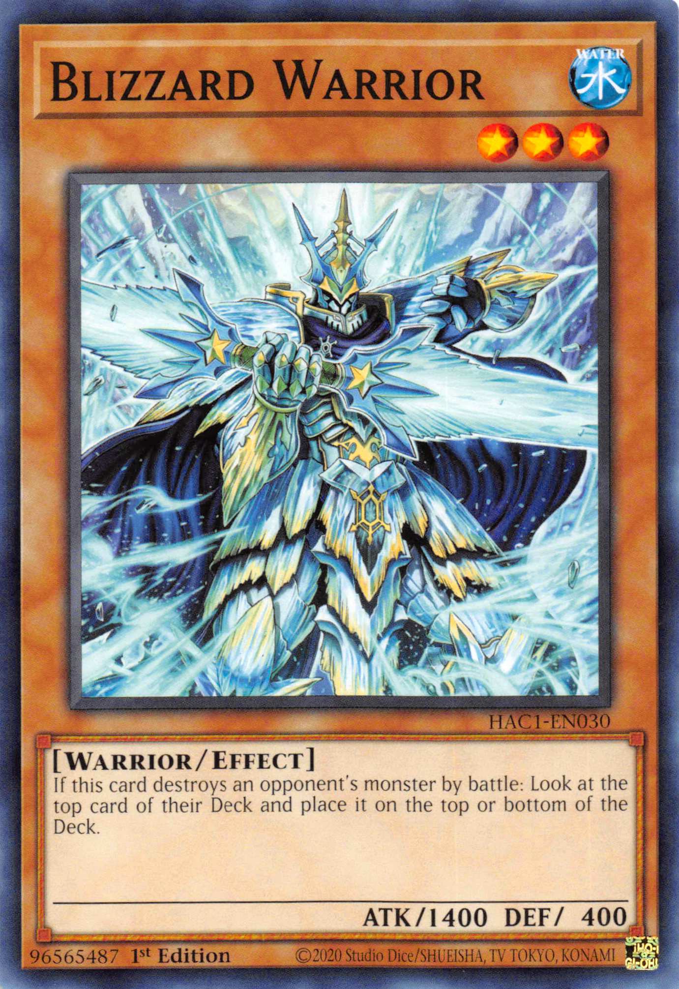 Blizzard Warrior [HAC1-EN030] Common | Odin's Place