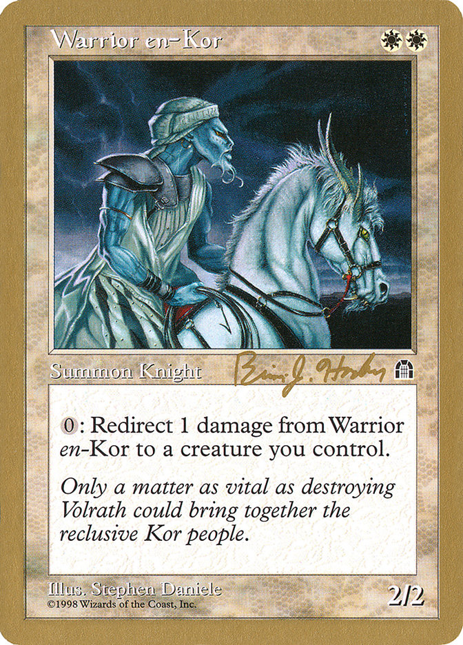 Warrior en-Kor (Brian Hacker) [World Championship Decks 1998] | Odin's Place