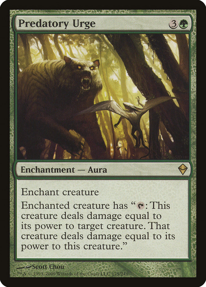 Predatory Urge (175) [Zendikar] | Odin's Place