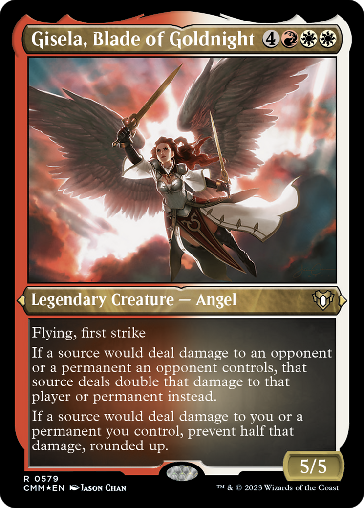 Gisela, Blade of Goldnight (Foil Etched) [Commander Masters] | Odin's Place