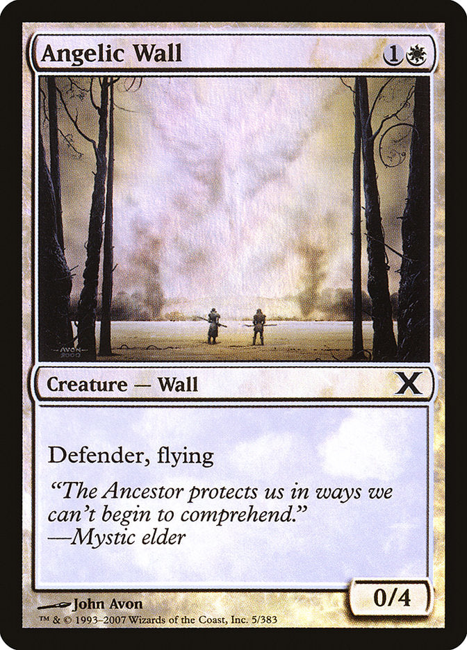Angelic Wall (Premium Foil) [Tenth Edition] | Odin's Place