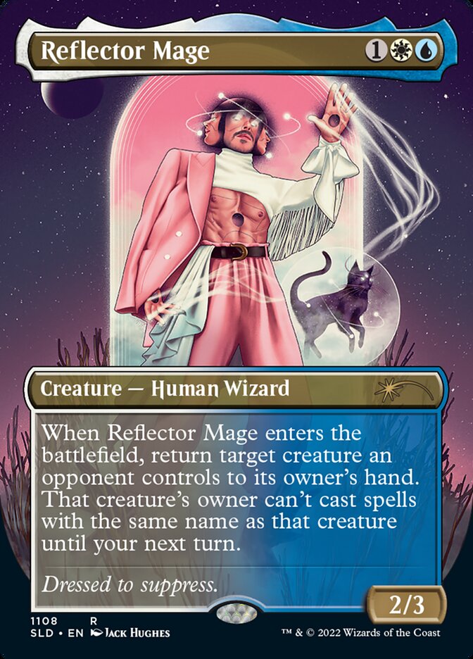 Reflector Mage (Borderless) [Secret Lair Drop Series] | Odin's Place