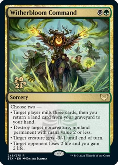 Witherbloom Command [Strixhaven: School of Mages Prerelease Promos] | Odin's Place