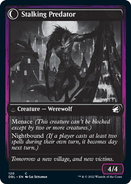 Shady Traveler // Stalking Predator [Innistrad: Double Feature] | Odin's Place