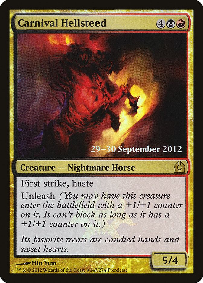 Carnival Hellsteed (147) [Return to Ravnica Prerelease Promos] | Odin's Place