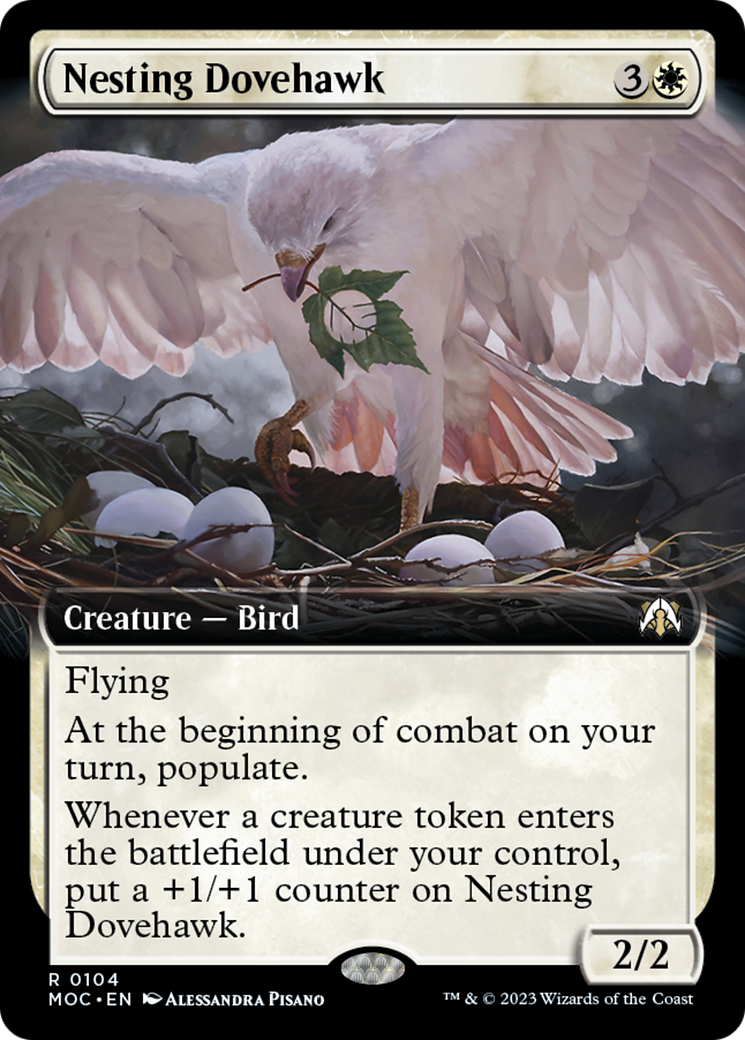 Nesting Dovehawk (Extended Art) [March of the Machine Commander] | Odin's Place