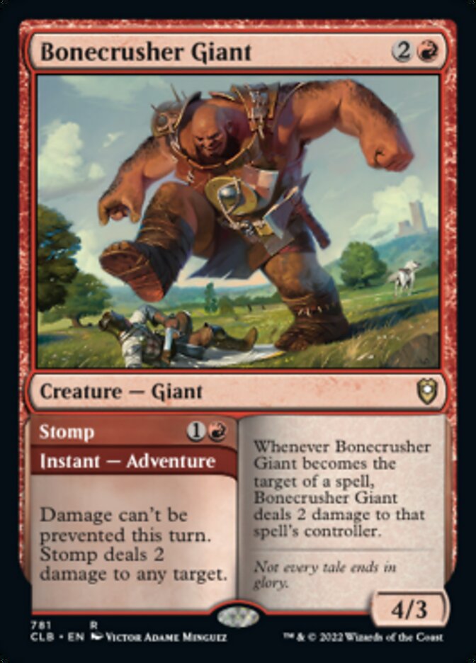 Bonecrusher Giant // Stomp [Commander Legends: Battle for Baldur's Gate] | Odin's Place