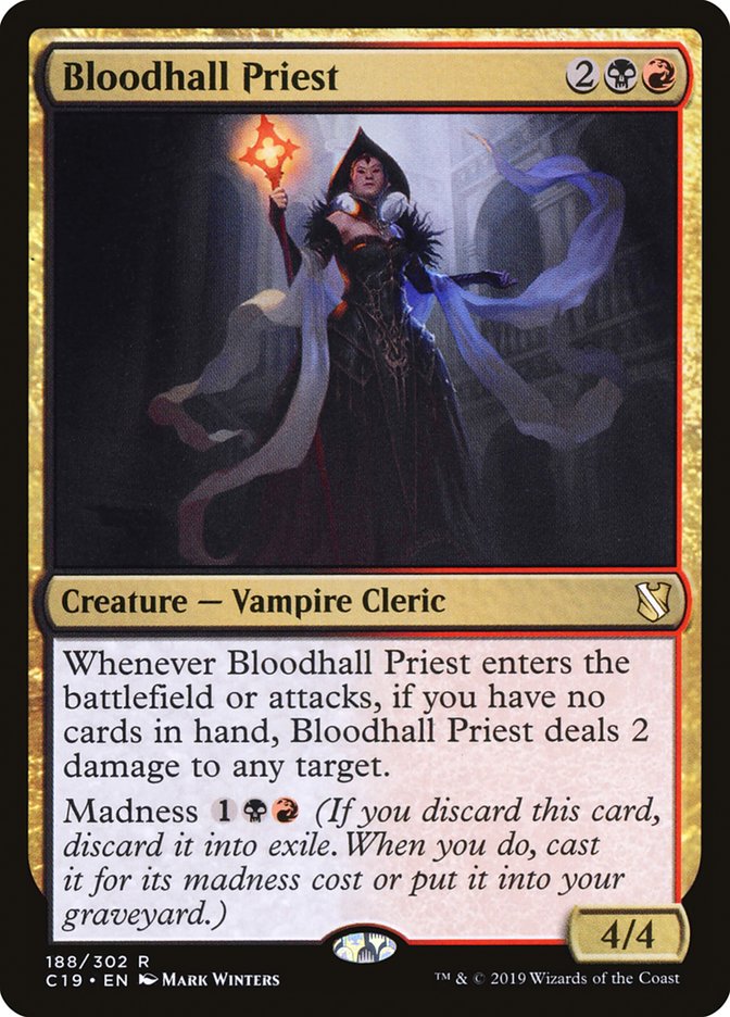 Bloodhall Priest [Commander 2019] | Odin's Place