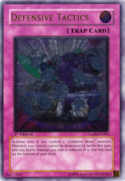 Defensive Tactics [GLAS-EN083] Ultimate Rare | Odin's Place