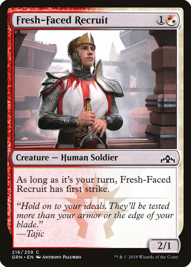 Fresh-Faced Recruit (216) [Guilds of Ravnica] | Odin's Place