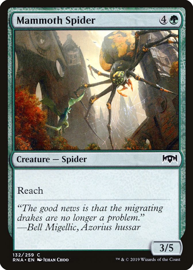 Mammoth Spider (132) [Ravnica Allegiance] | Odin's Place